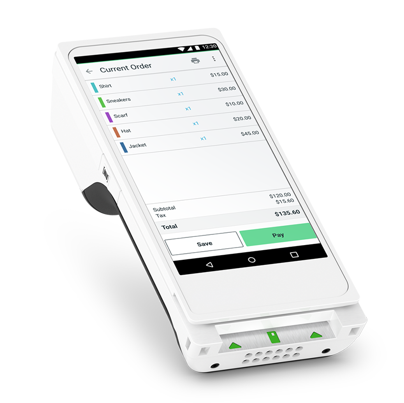 Smart handheld POS terminal of Liberer Merchant Services